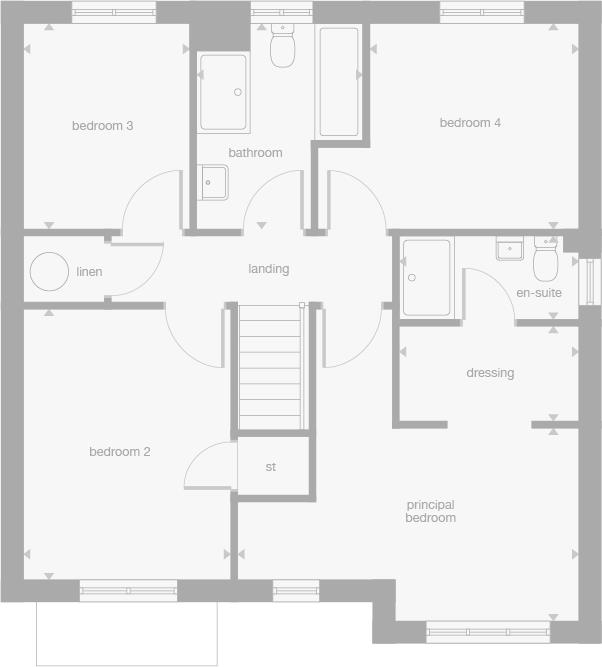 14, Off Glebe Road, Beith floorplan