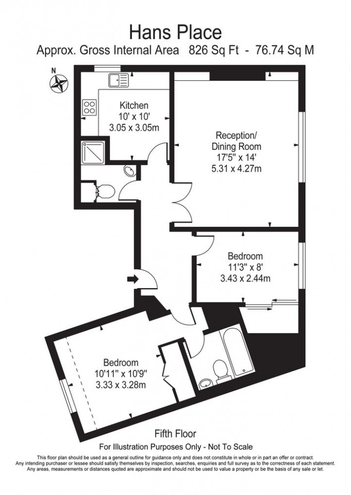 2 Bedrooms Flat to rent in Hans Place, Knightsbridge SW1X