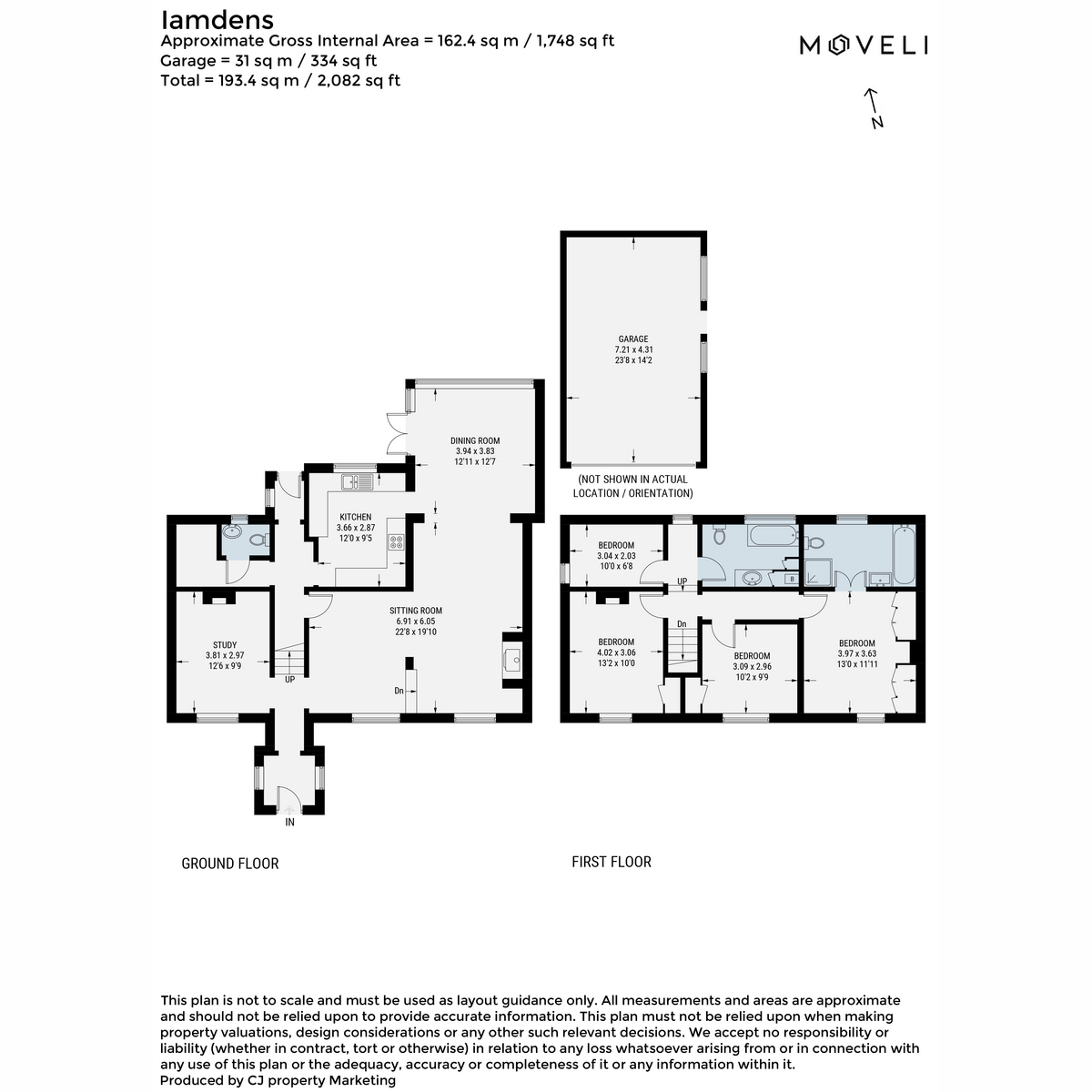 Lamdens, Marlow Road, Bourne End floorplan