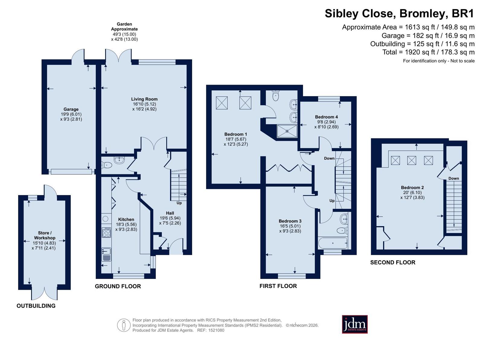 6, Sibley Close, Bromley floorplan