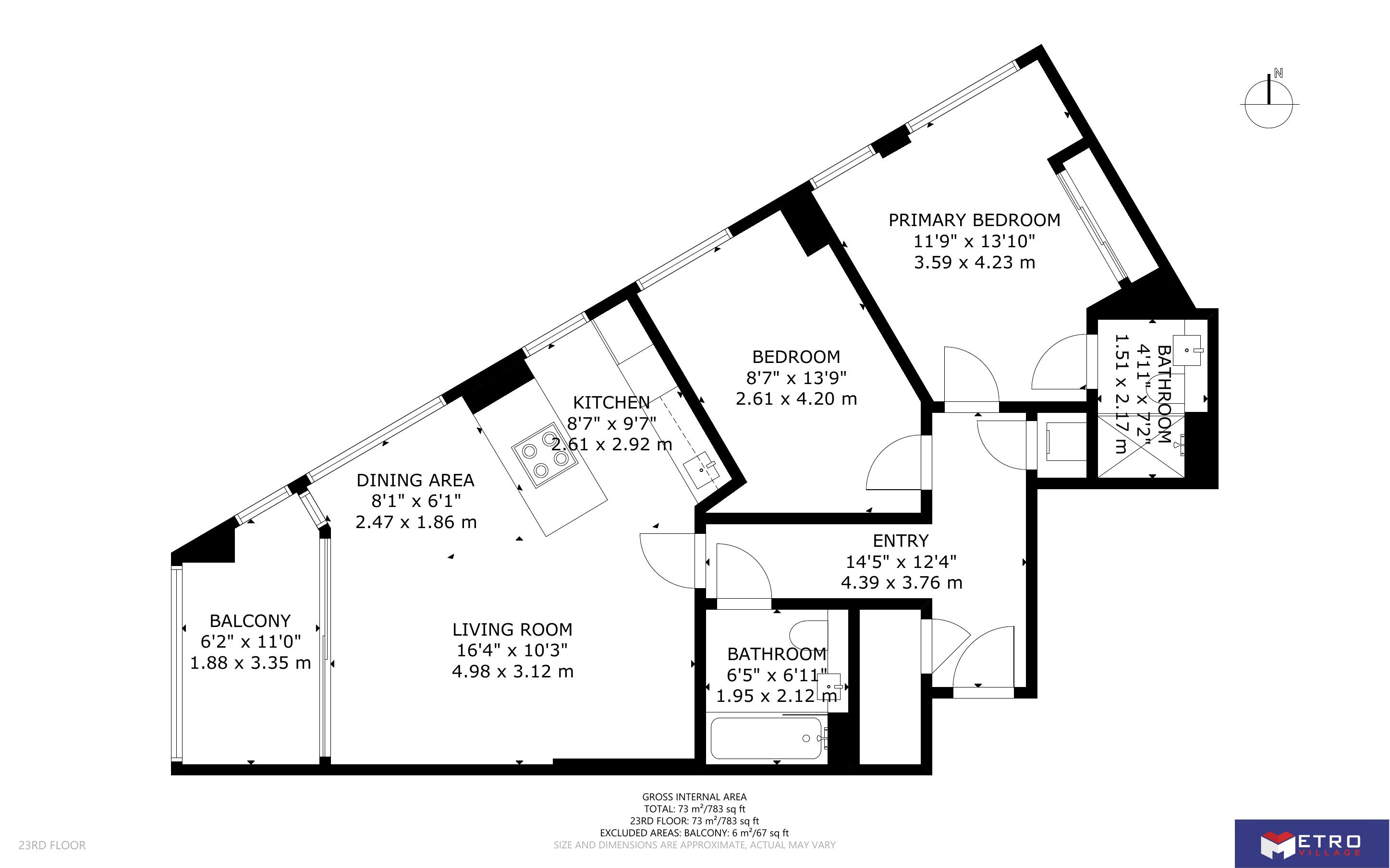 138 Ontario Point, 28, Surrey Quays Road, London floorplan