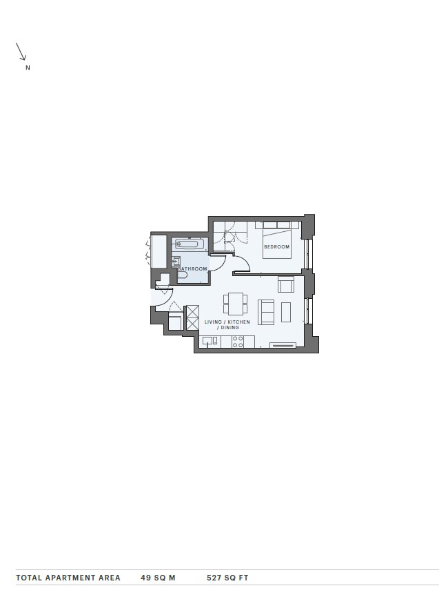 Flat 3, Haymarket House, 1, Pinewood Gardens, Teddington floorplan
