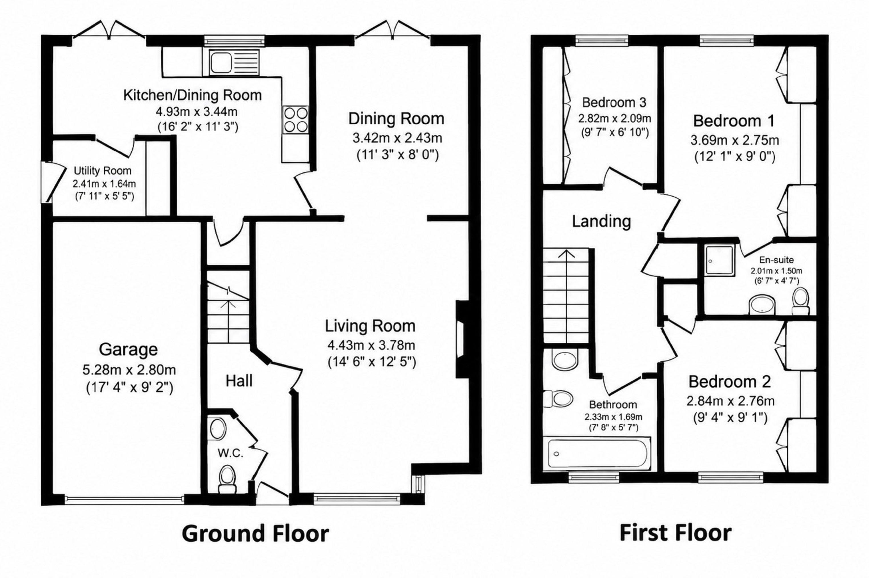 44, Murby Way, Leicester floorplan