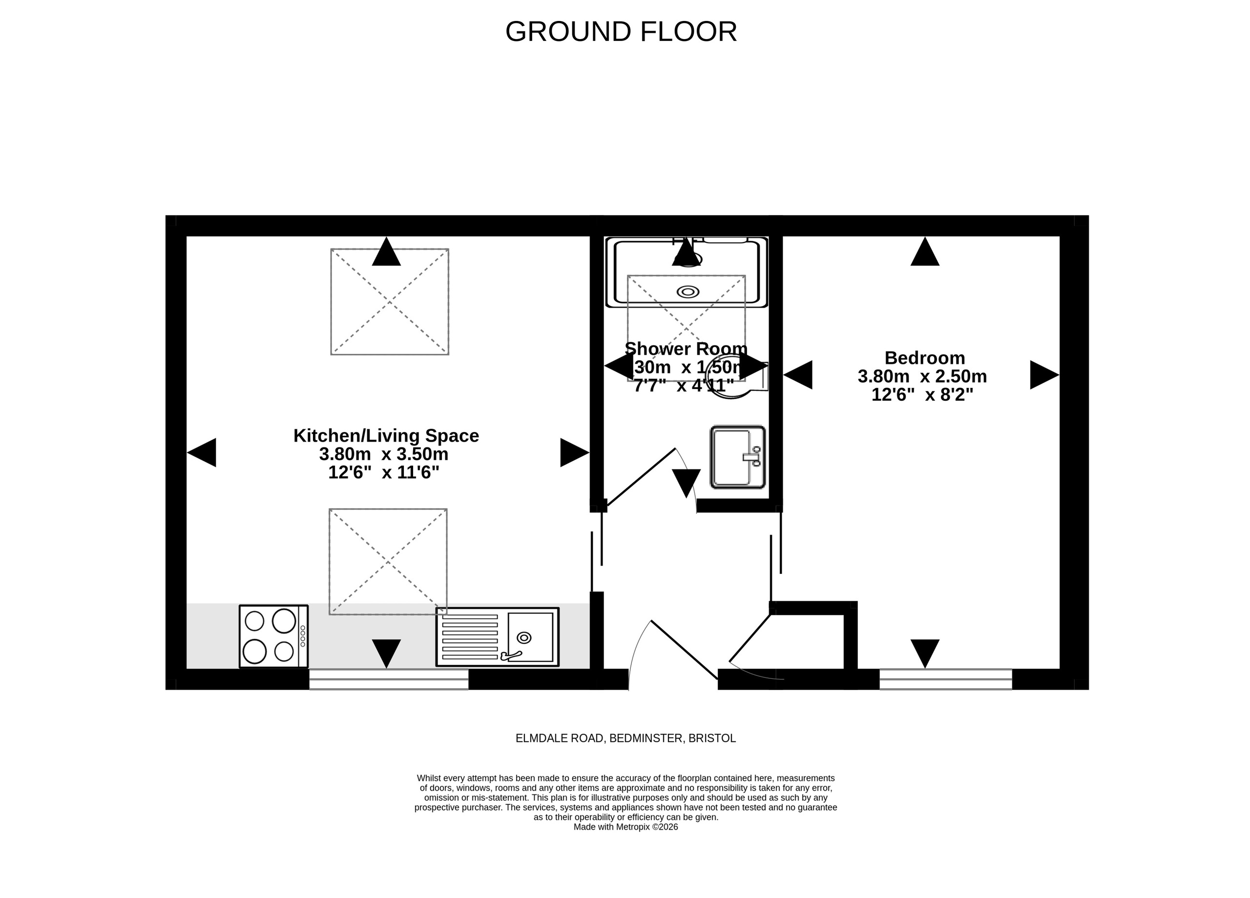 92 Elmdale Road, Bristol floorplan