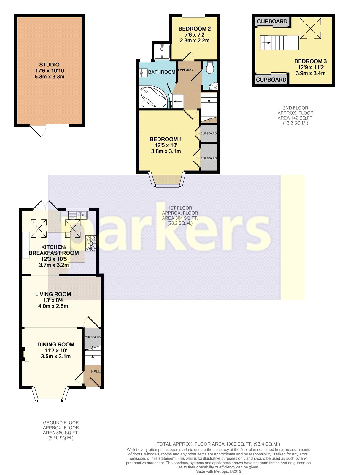 3 Bedrooms Terraced house for sale in Park Lane, Tilehurst, Reading, Berkshire RG31