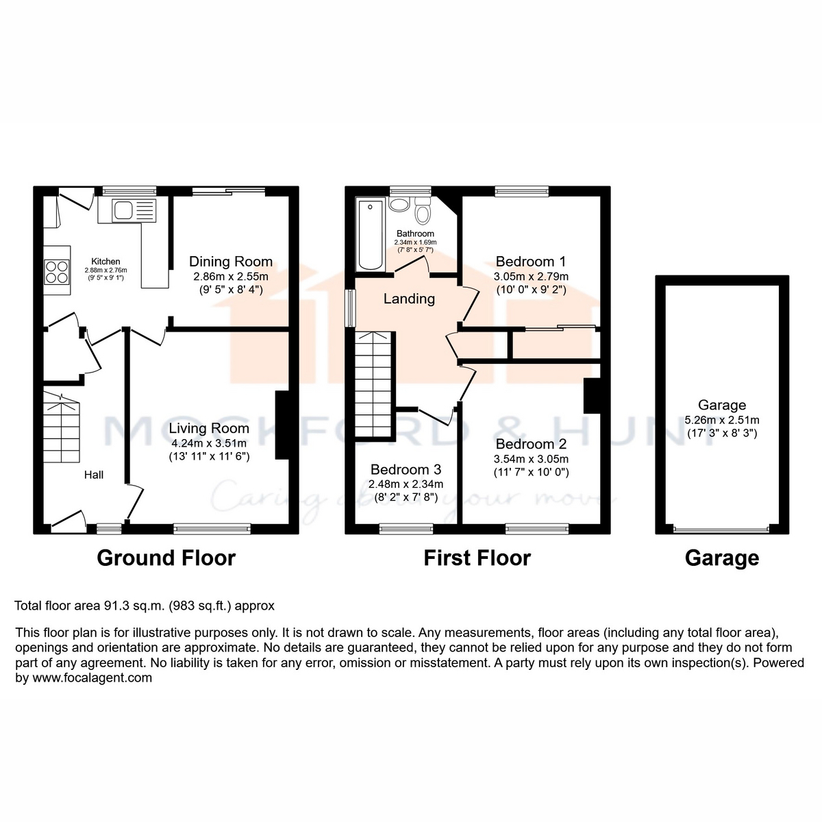 Willow Bank, Plain Road, Ashford floorplan