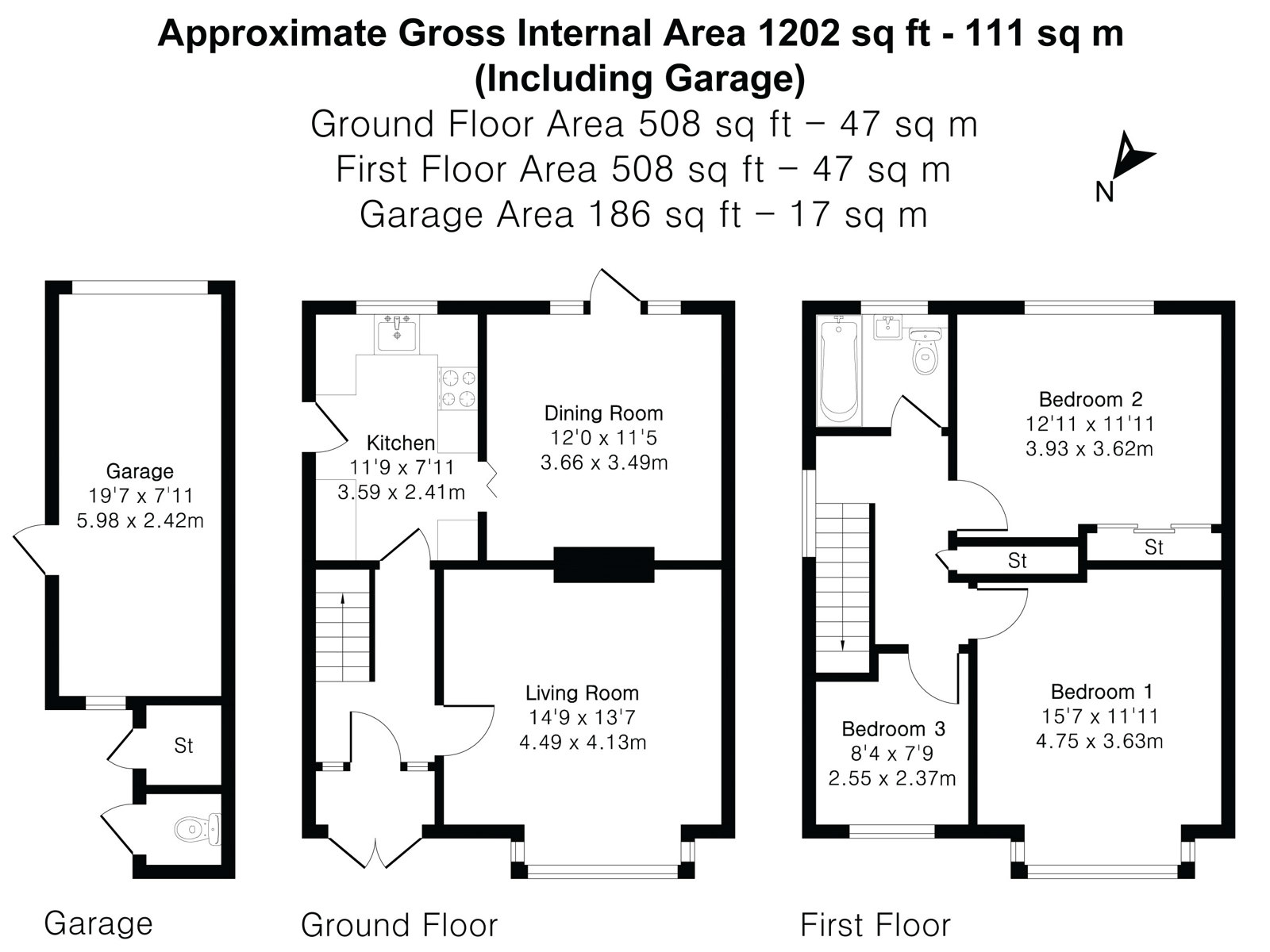 41, Grove End Road, Farnham floorplan