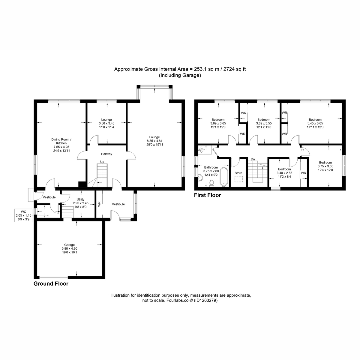 Flat Gulshan, 15, Ardgay Hill, Ardgay floorplan