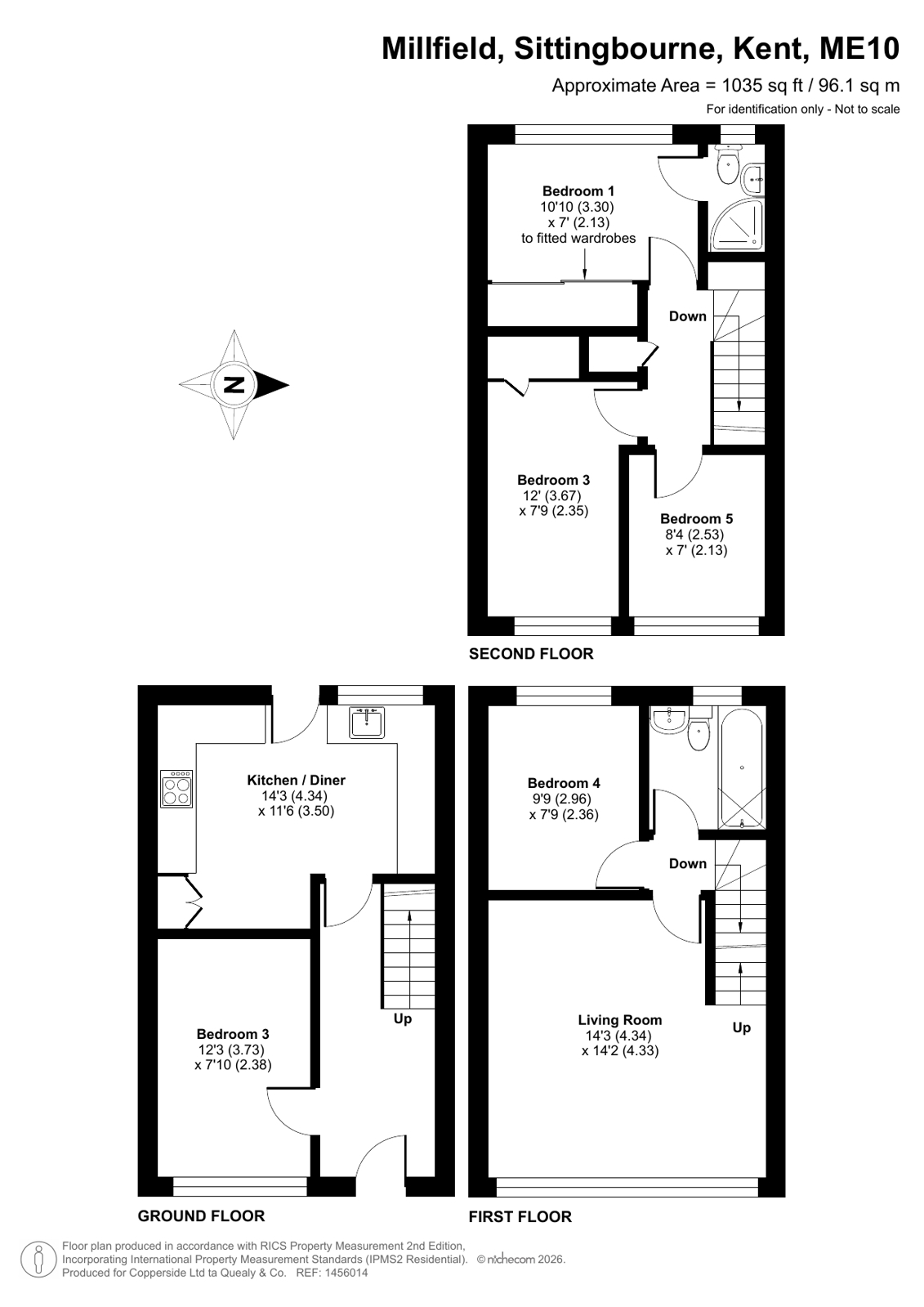 79, Millfield, Kent floorplan