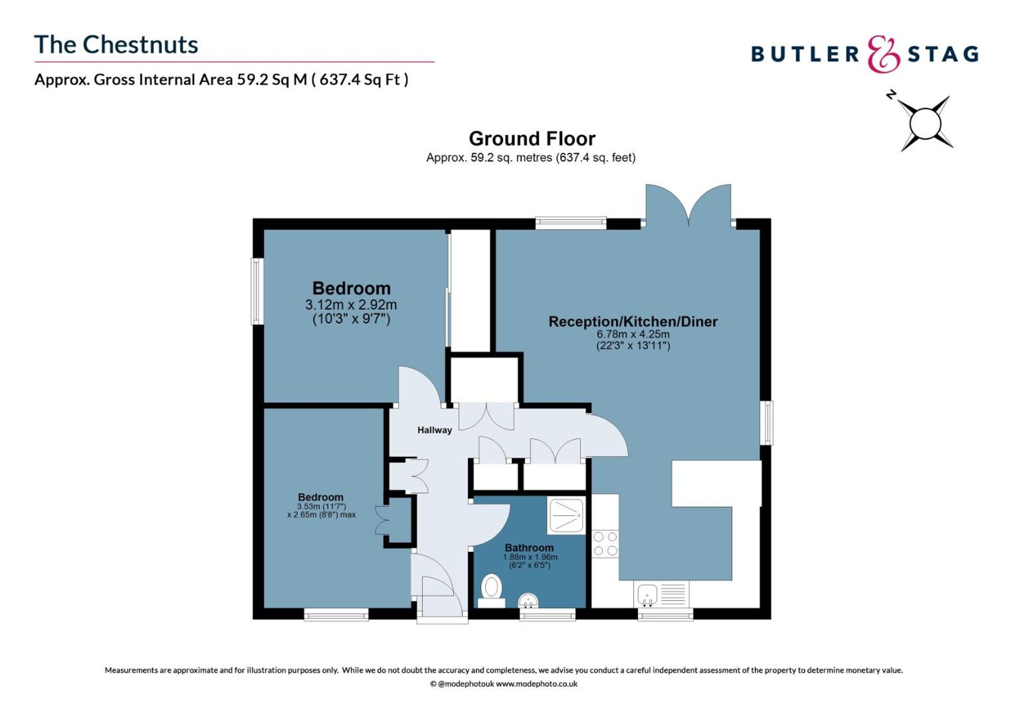 9 The Chestnuts Ongar Road, Romford floorplan