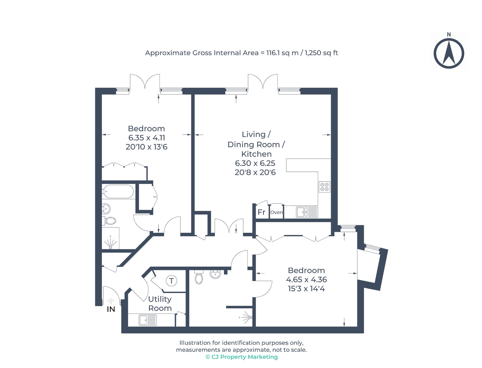 1, Betjeman Gardens, Rickmansworth floorplan