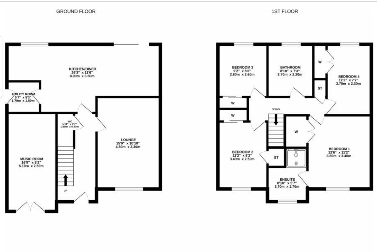 64, Glentye Drive, Alloa floorplan