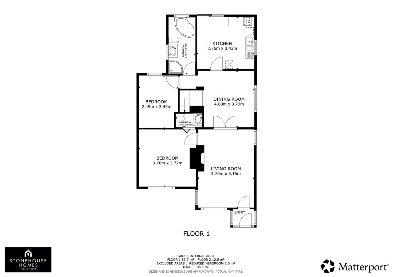 181, Chorley Road, Preston floorplan