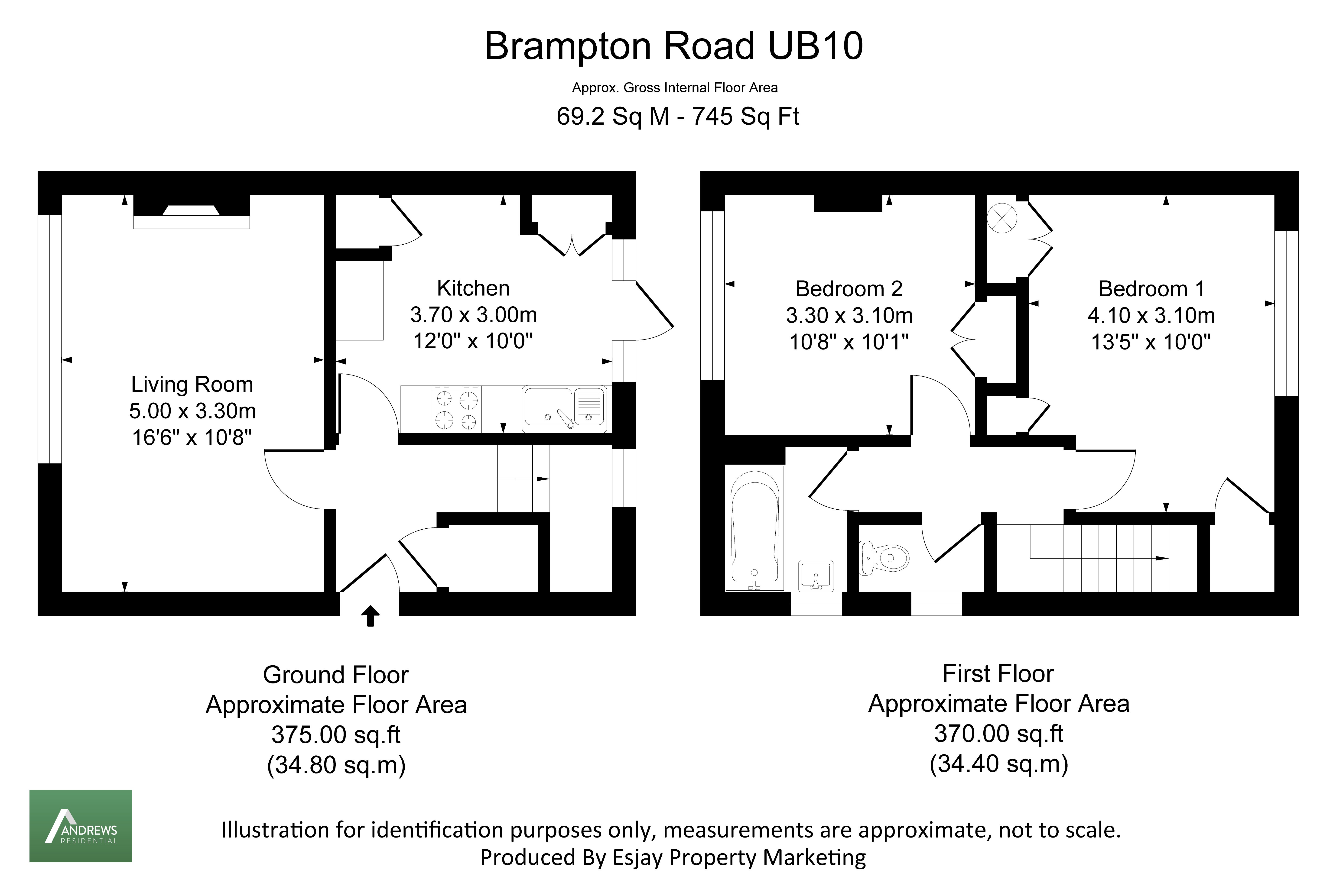 59, Brampton Road, Hillingdon floorplan