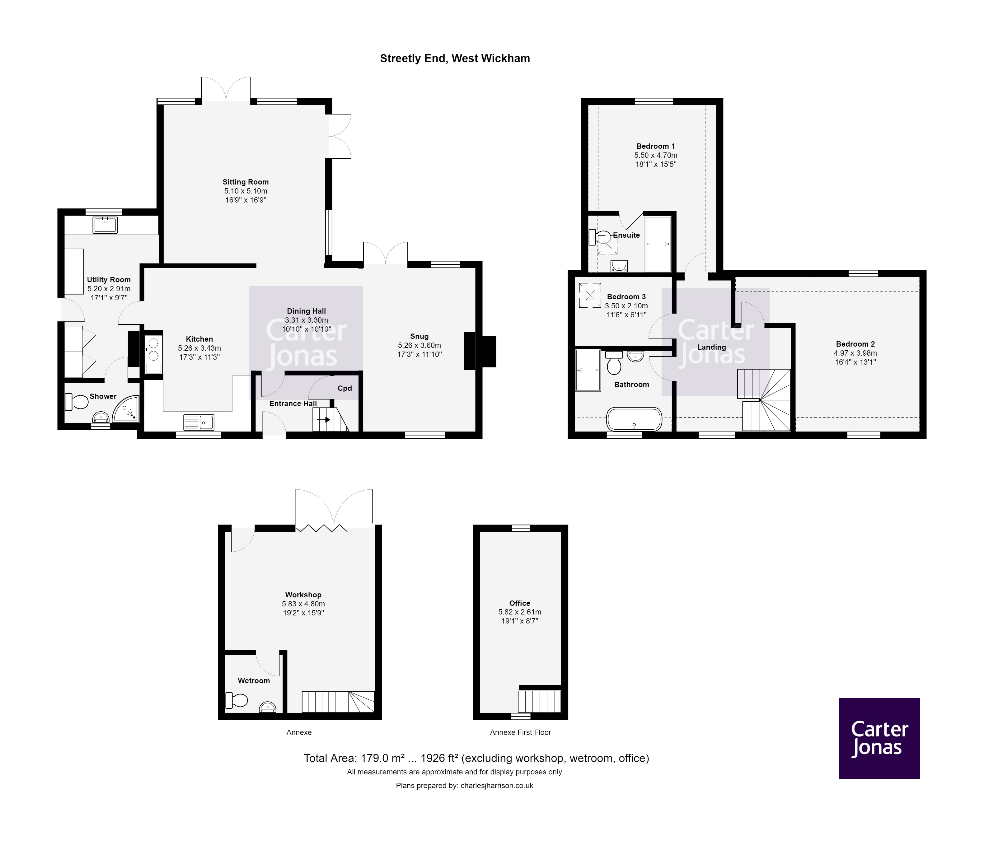 3 Bedrooms Detached house for sale in Streetly End, West Wickham, Cambridge CB21