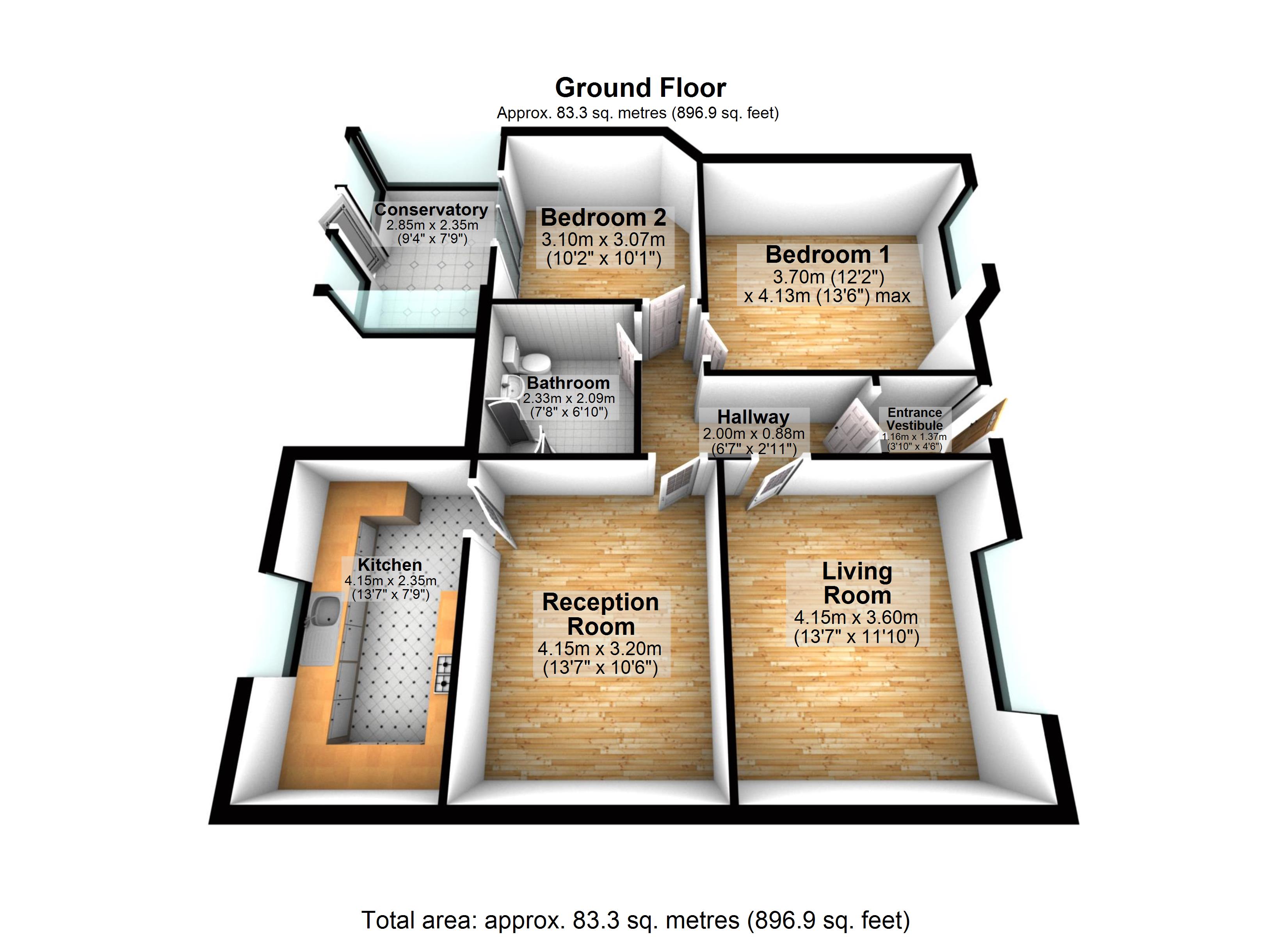 Preston Old Rd. Feniscliffe Brow, Witton, Blackburn BB2, 2 bedroom