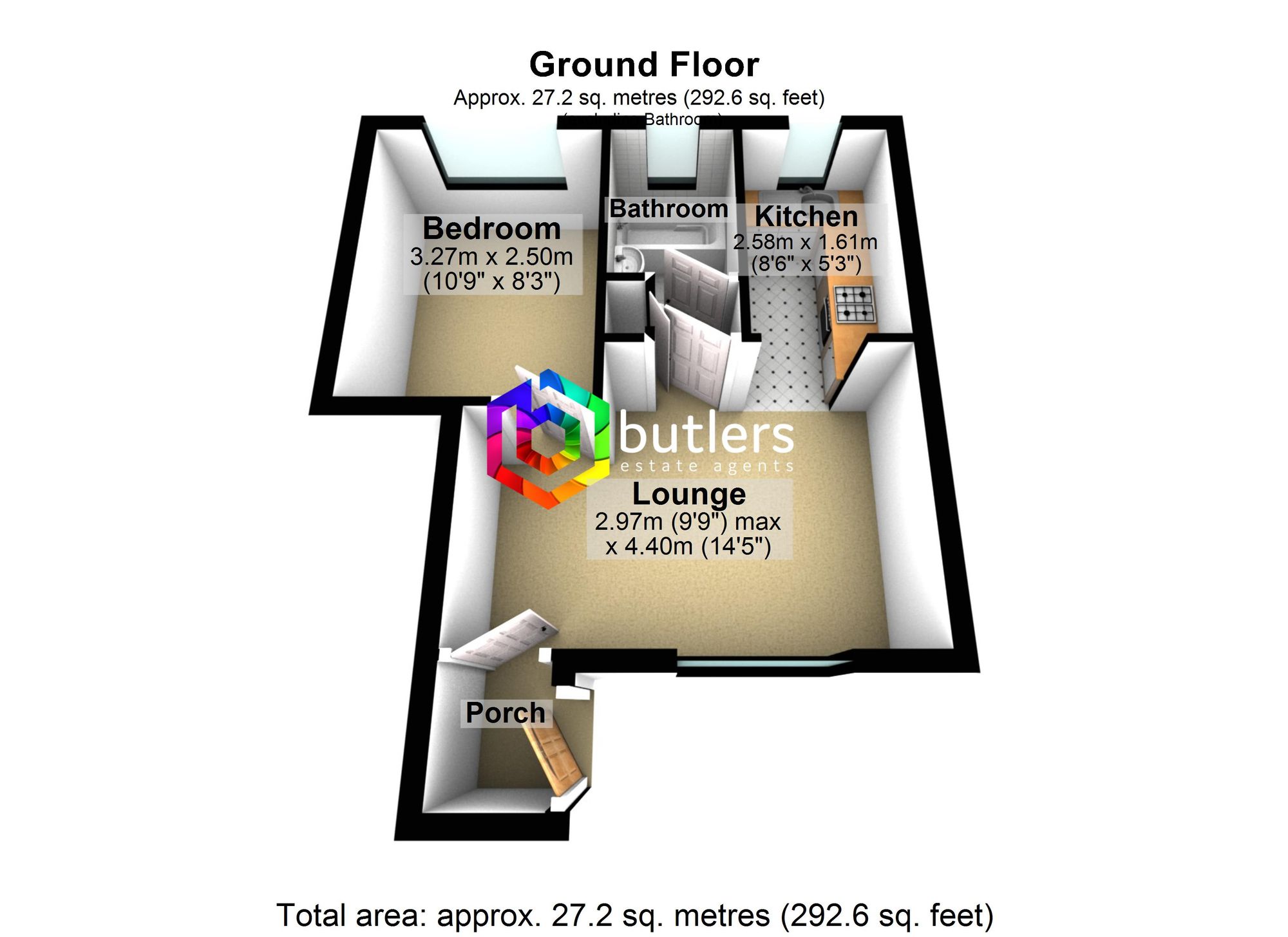 12 Epping Grove, Sheffield floorplan