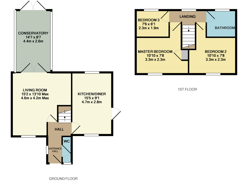 88 Lindsey Way, Stowmarket floorplan