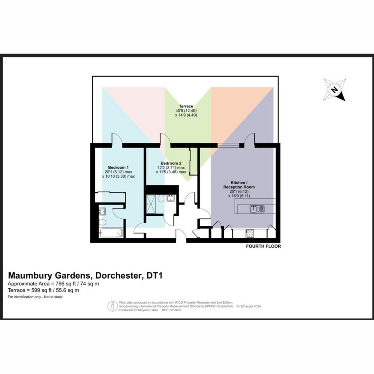 Flat Flat 18, Maumbury Gardens, Screen House, Dorchester floorplan