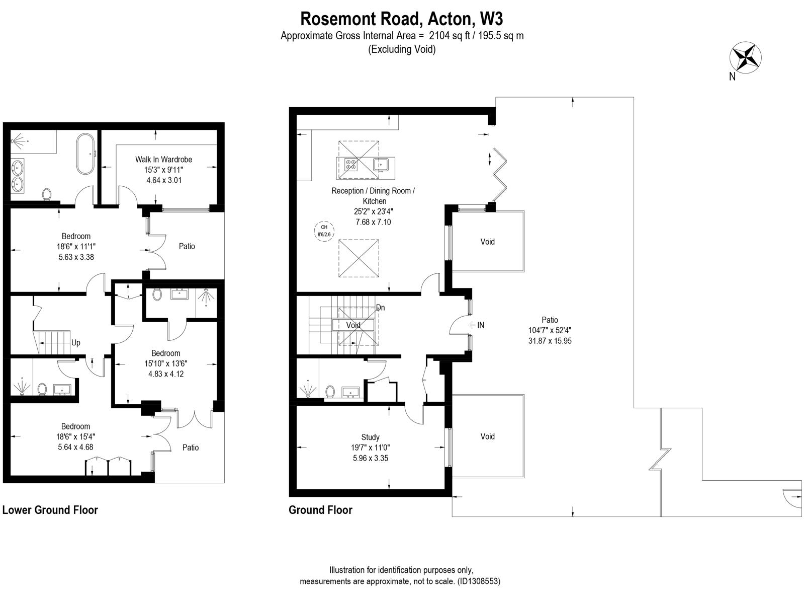 43, Rosemont Road, London floorplan