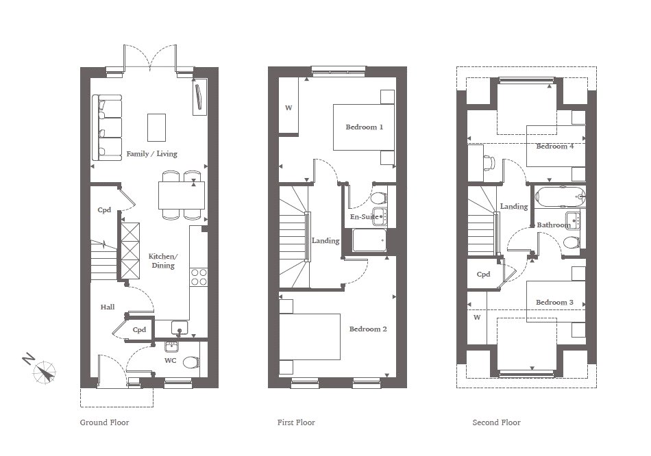 9 Moor Lane,, Moorfield Mews, Surrey floorplan