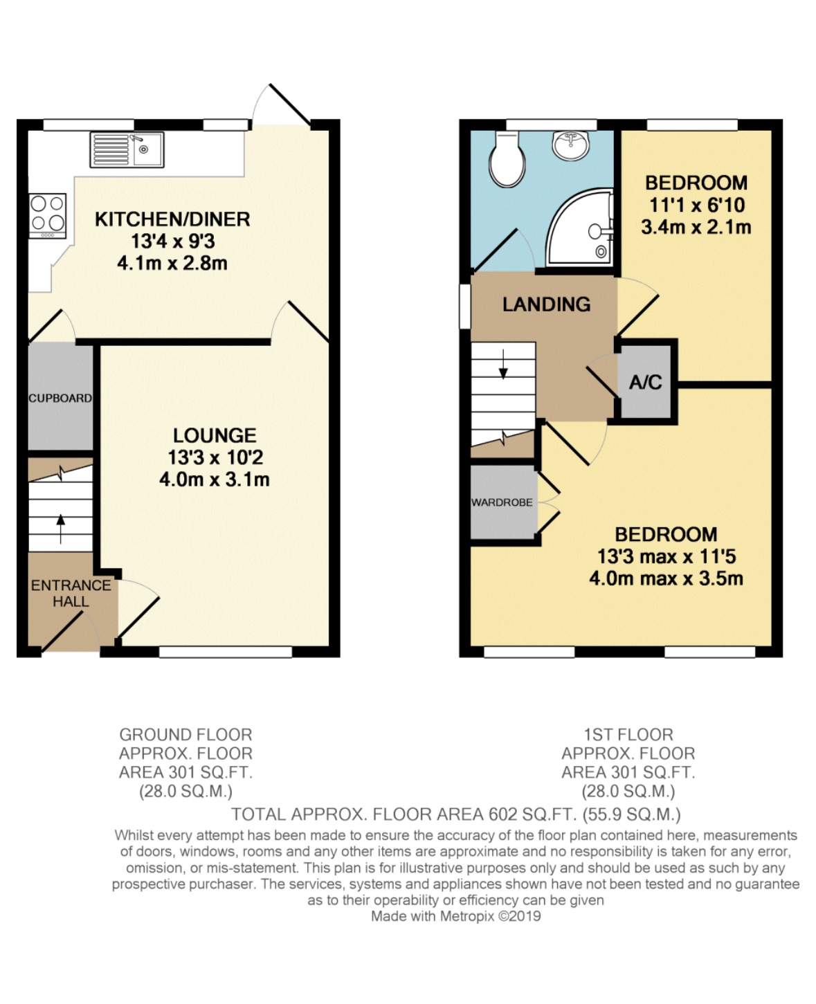138, Stirling Crescent, Southampton floorplan