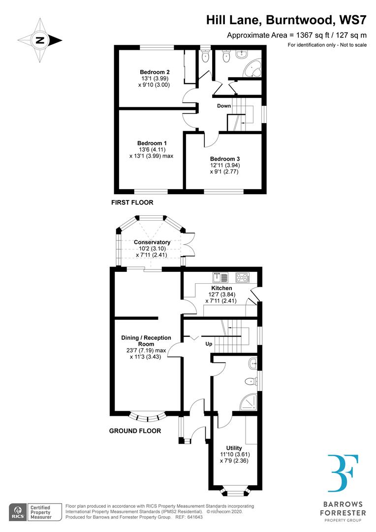 Hill Lane, Chase Terrace, Burntwood WS7, 3 bedroom detached house for