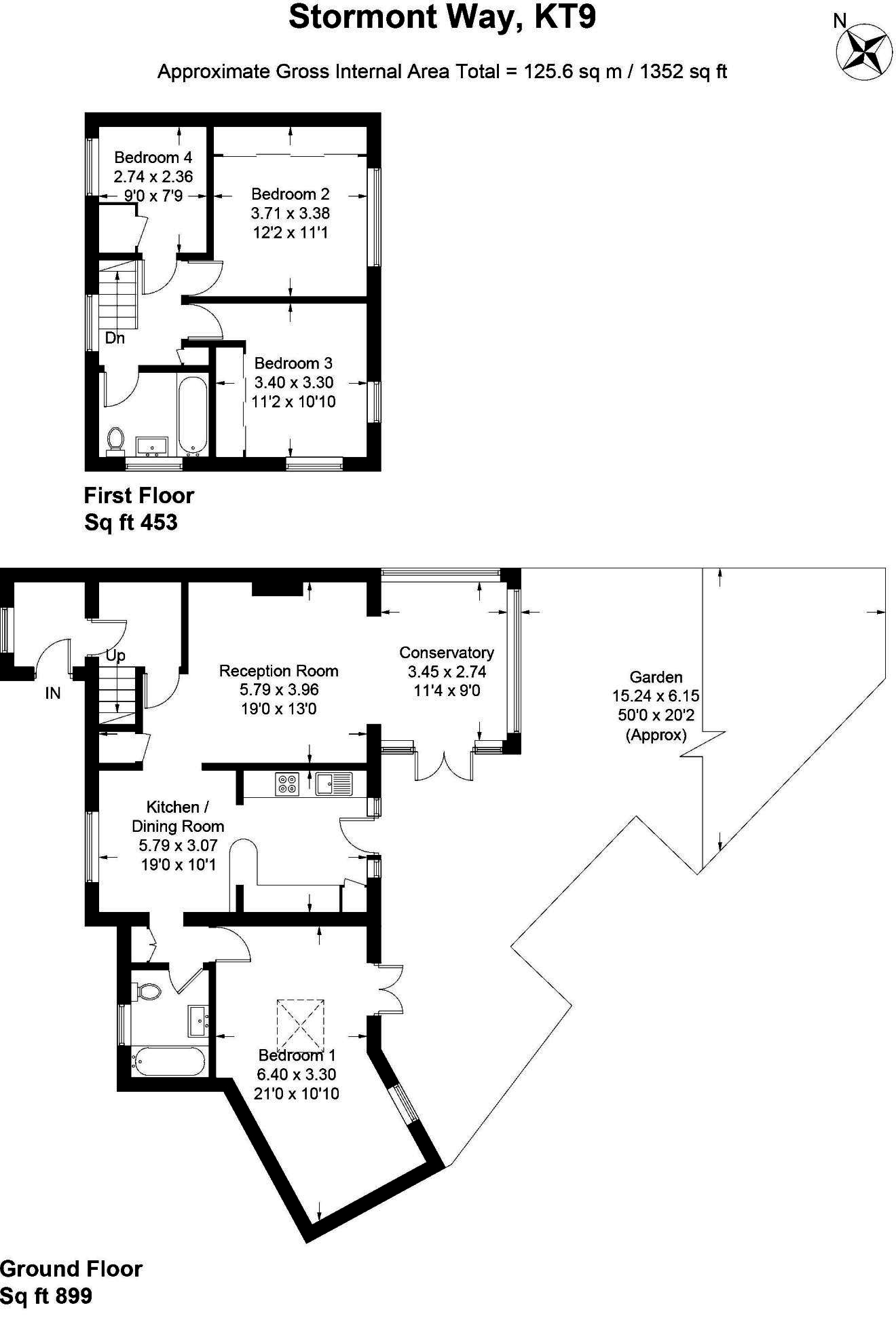 4 Bedrooms Semi-detached house for sale in Stormont Way, Chessington, Surrey KT9