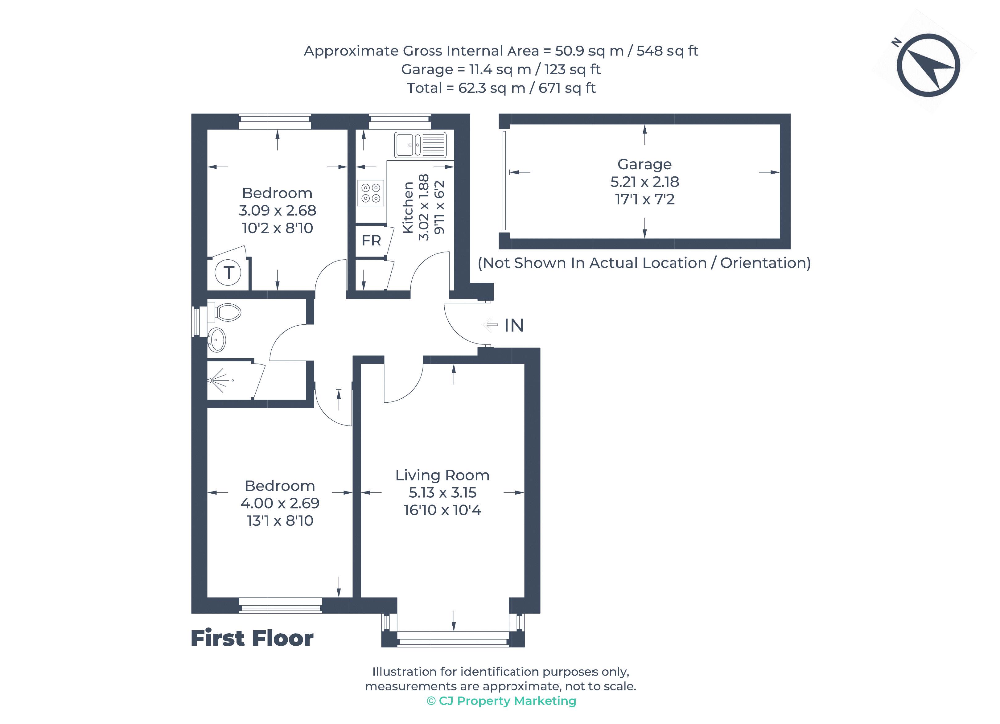 4 Rowan House, Blind Lane, Bourne End floorplan