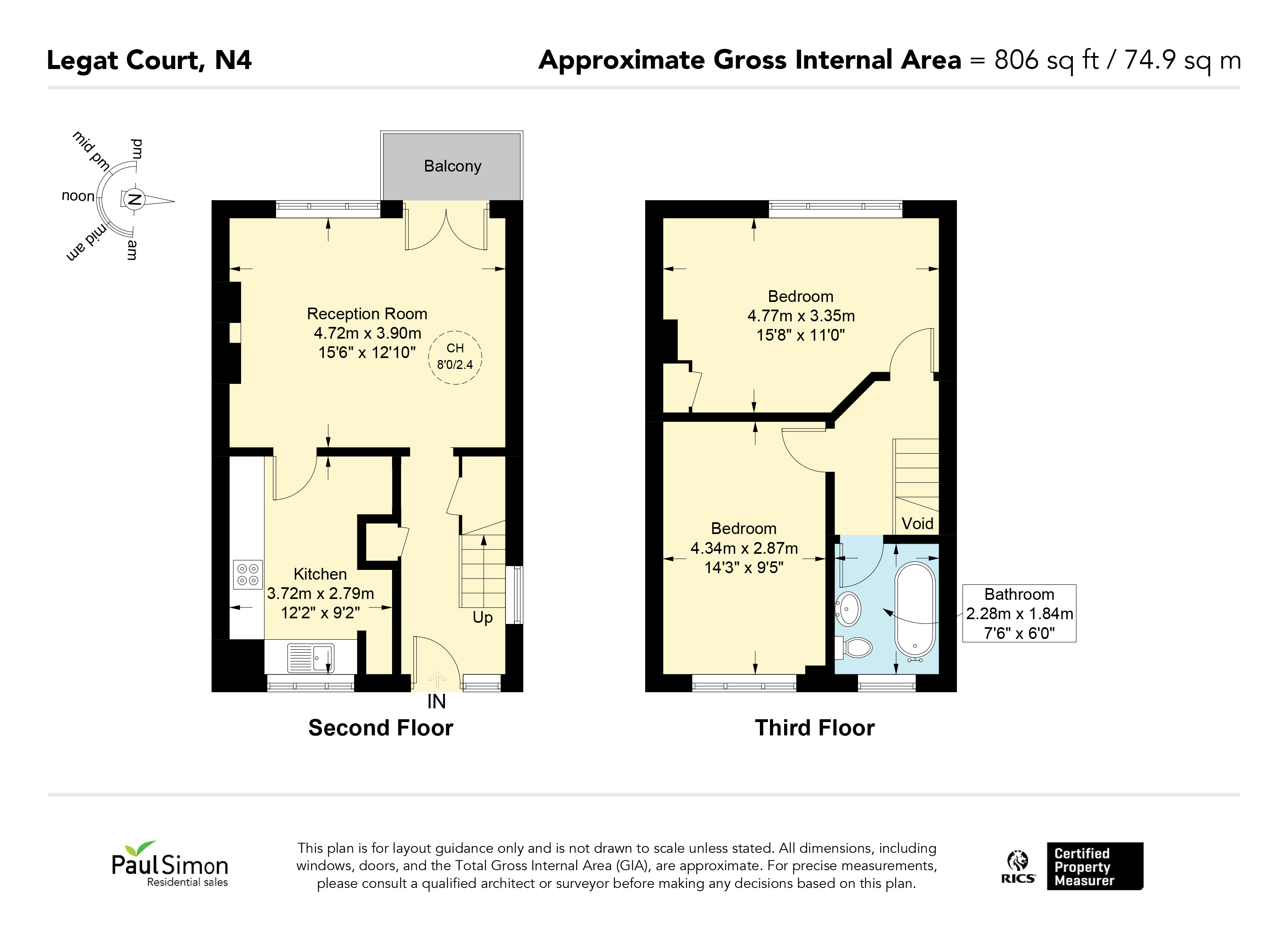 6, Legatte Court, London floorplan