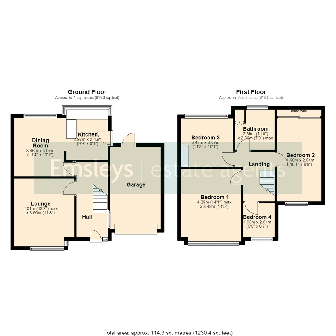 1, Park West, Leeds floorplan