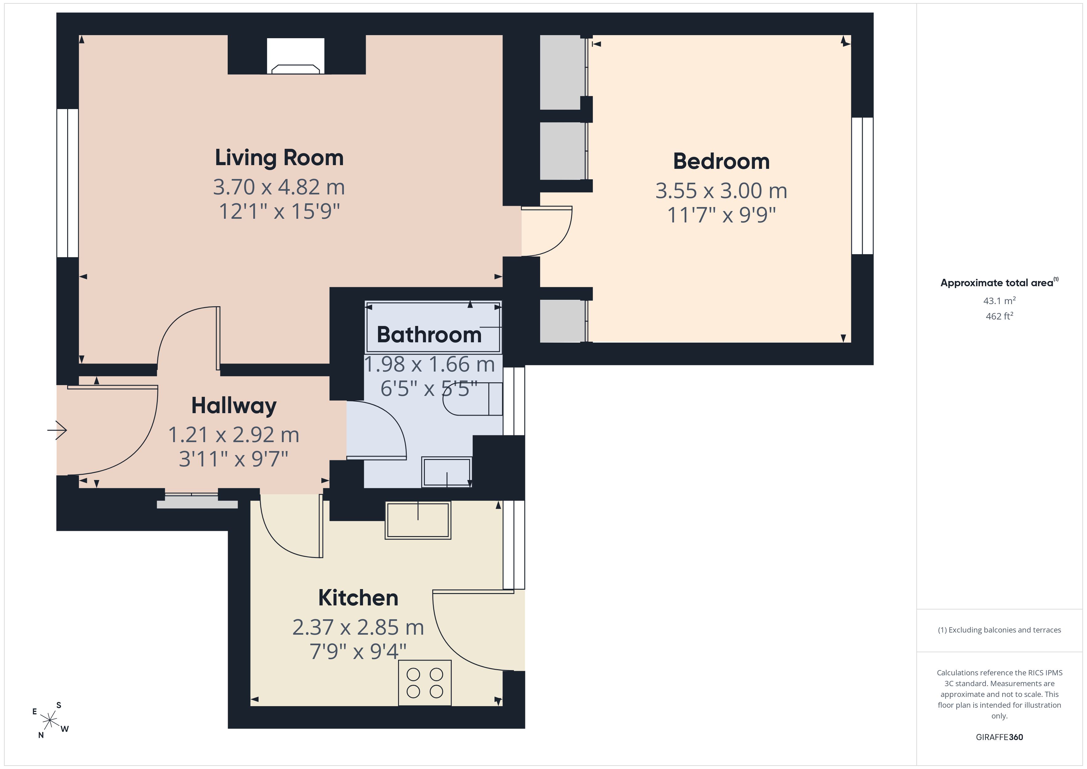 18, Ensign Close, Stanwell floorplan