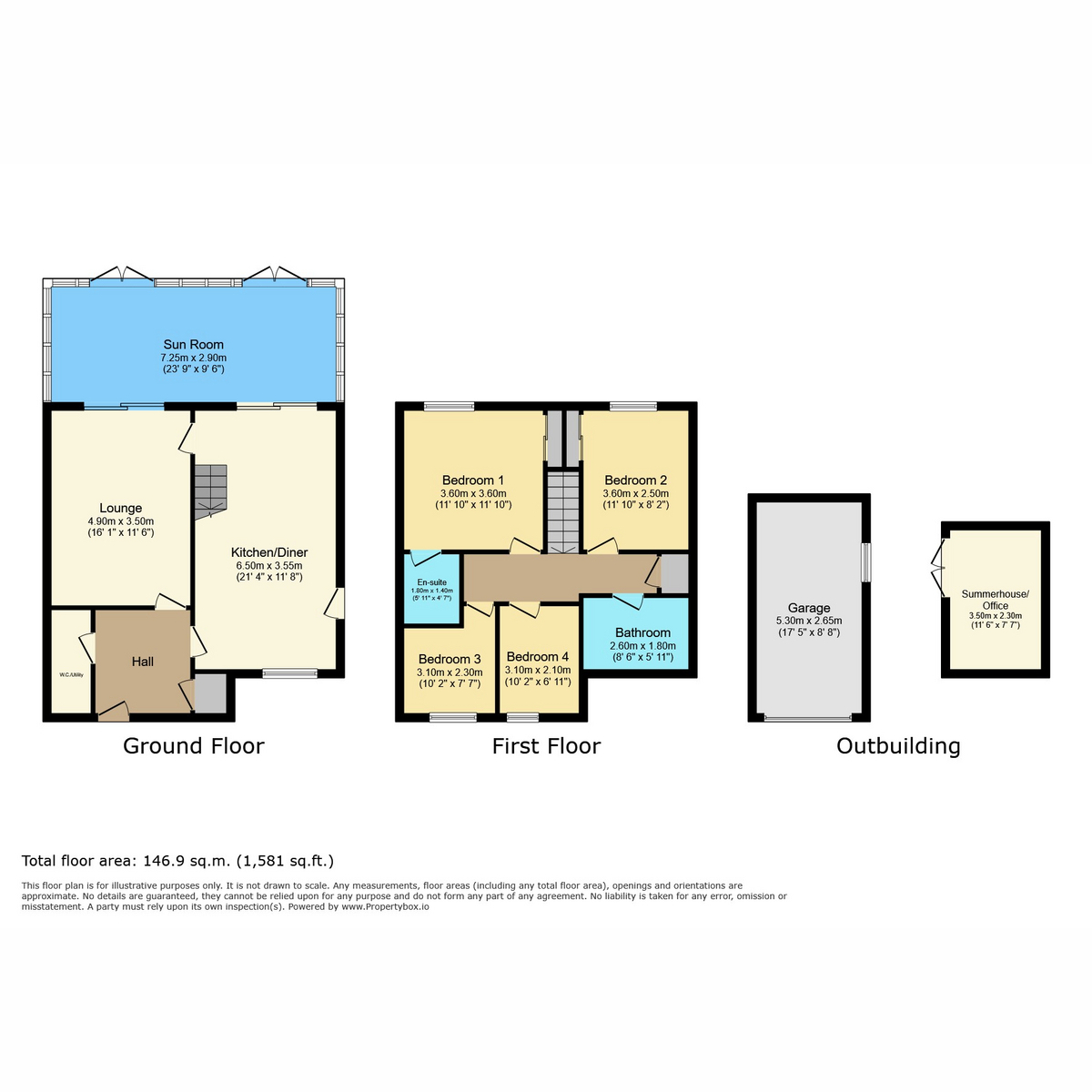 9, Nene Close, Wellingborough floorplan