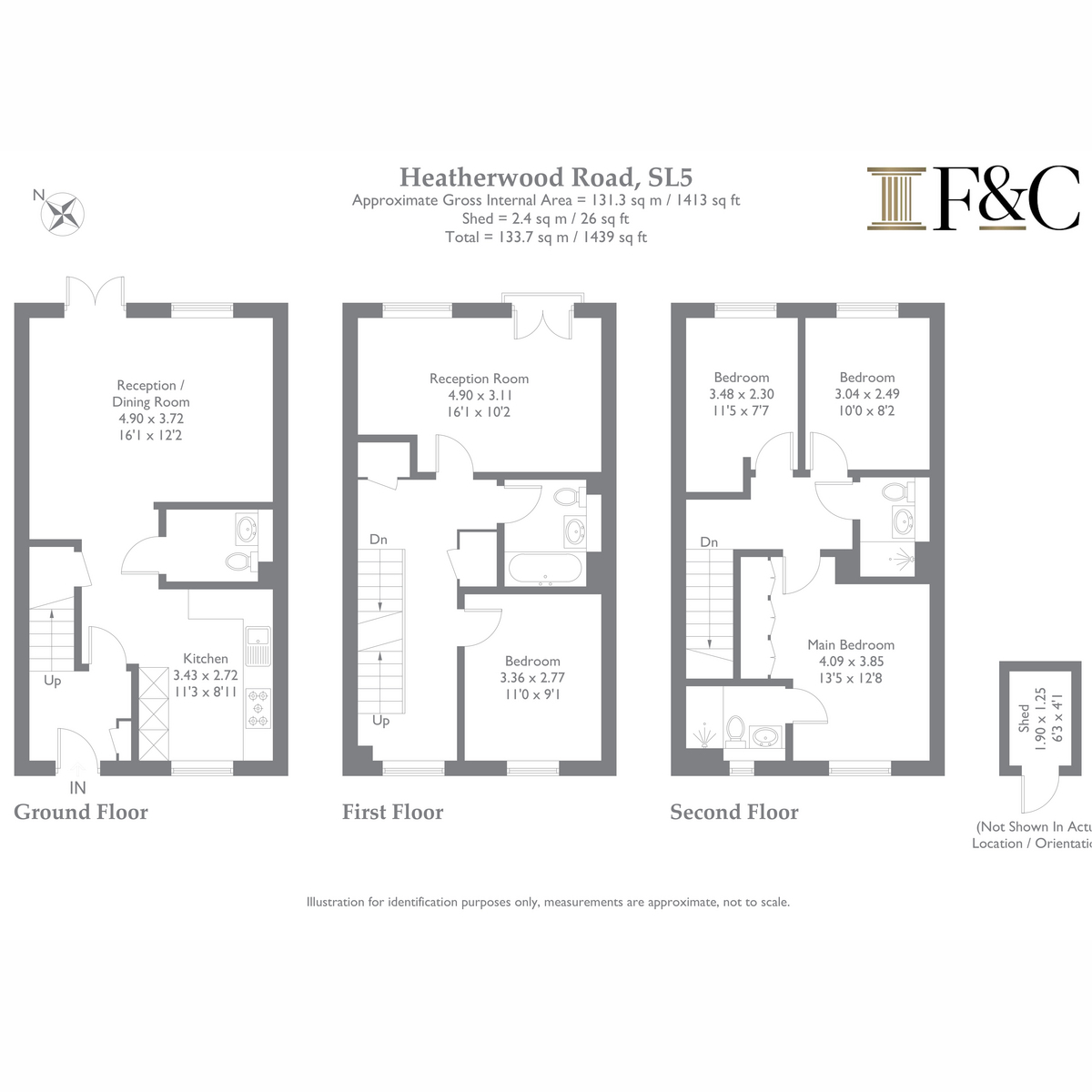 39, Heatherwood Road, Ascot floorplan