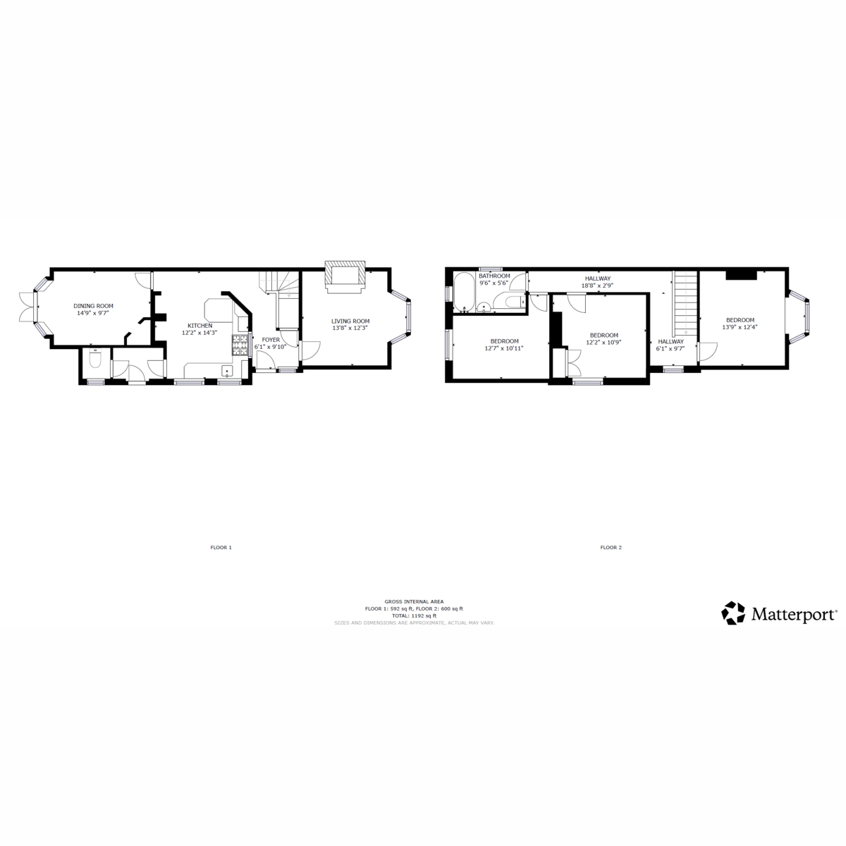 48, Lancaster Road, Rugby floorplan