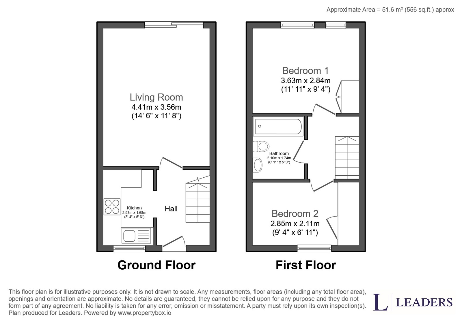 120, Woodpecker Way, Northamptonshire floorplan