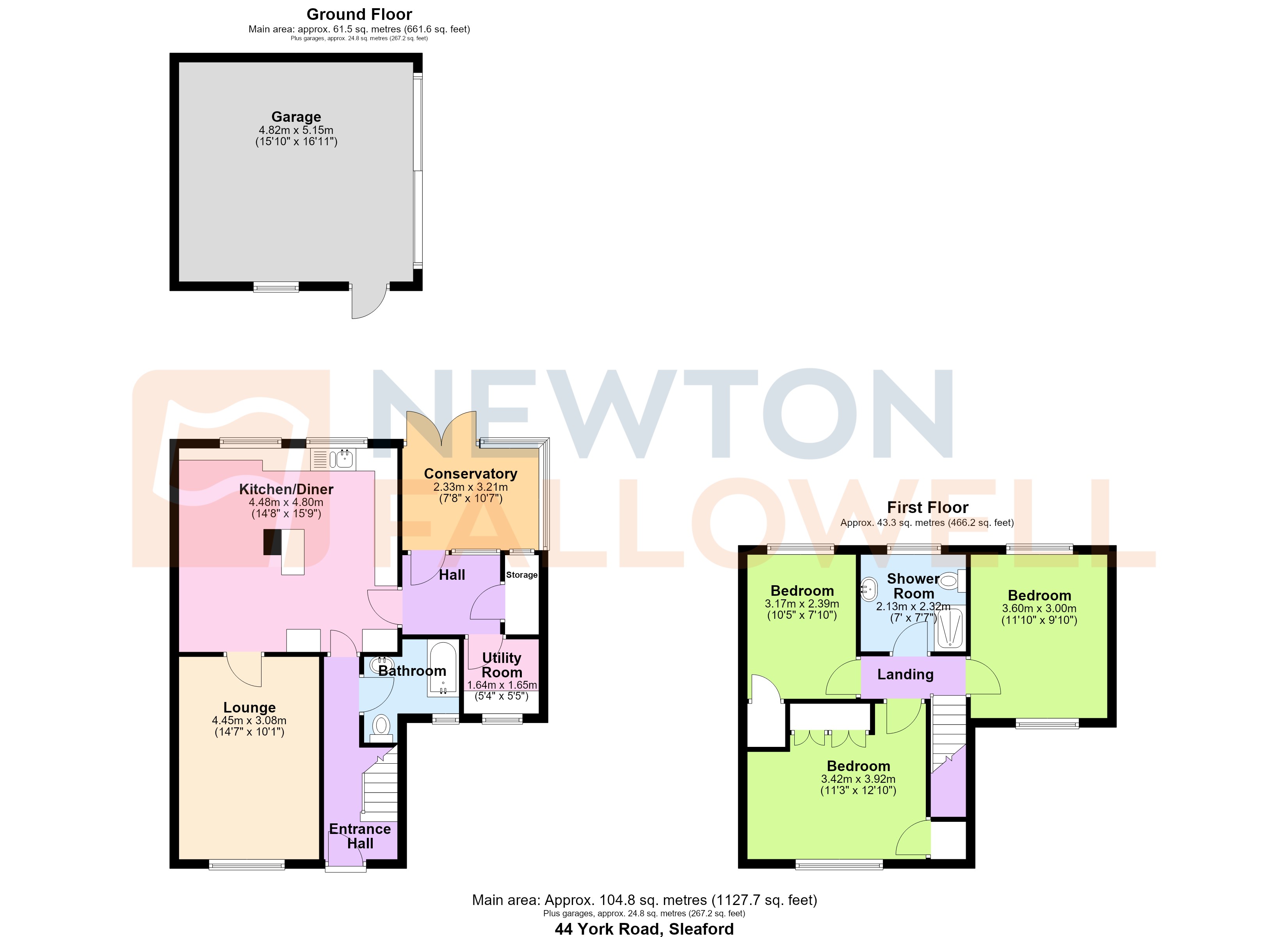44, York Road, Sleaford floorplan