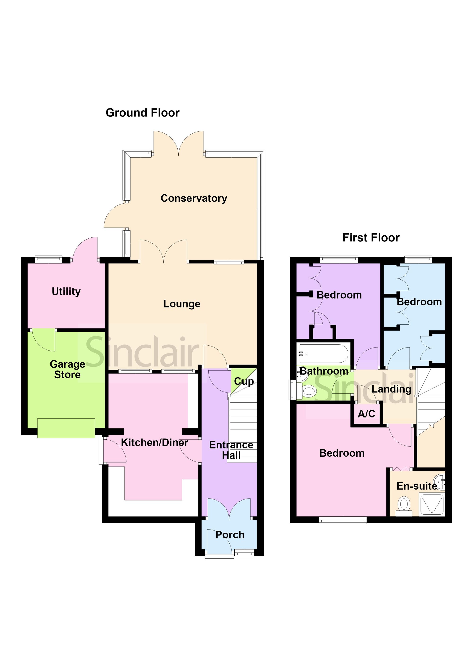 8 Grange View, Coalville floorplan