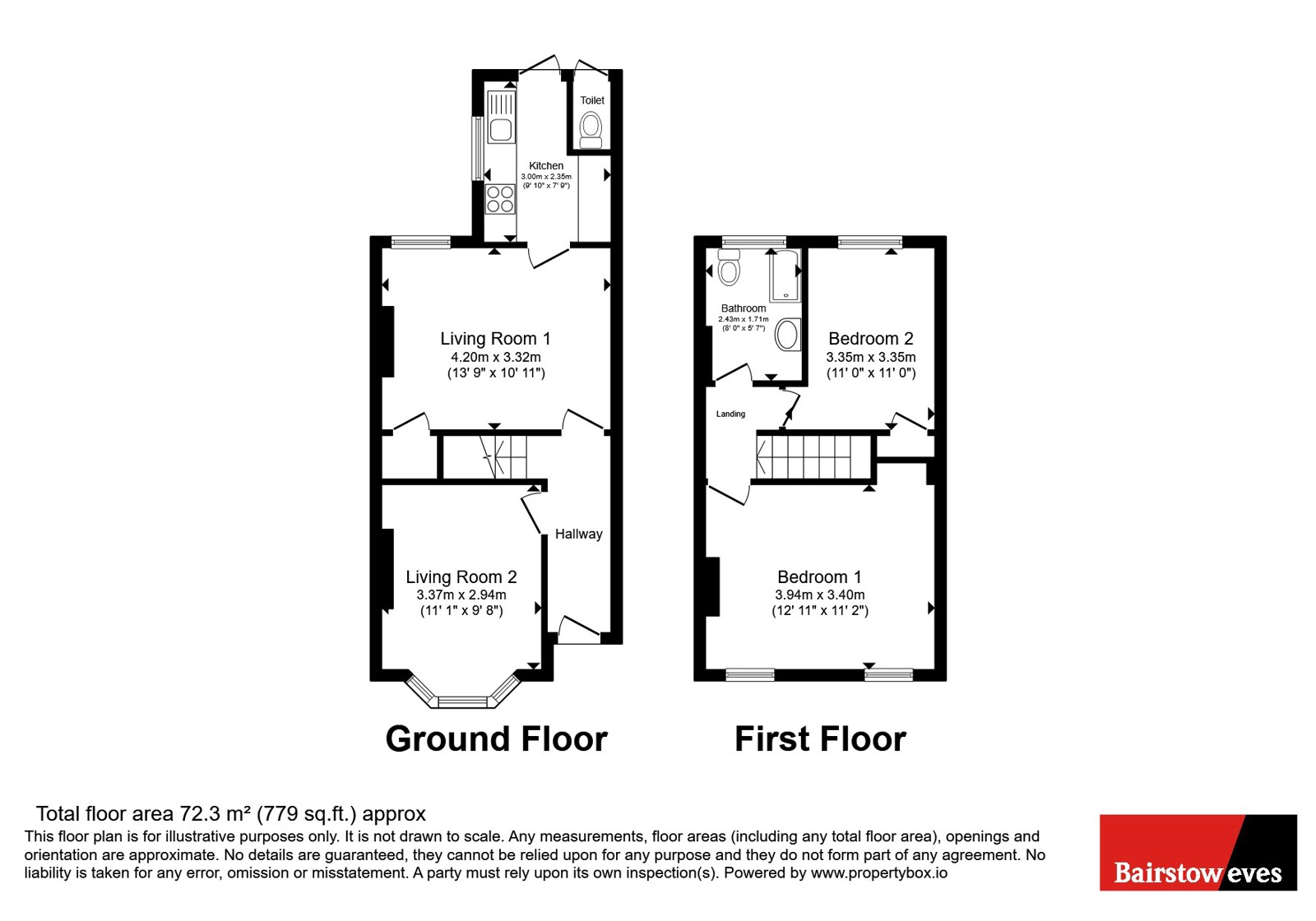 26, Brock Road, London floorplan