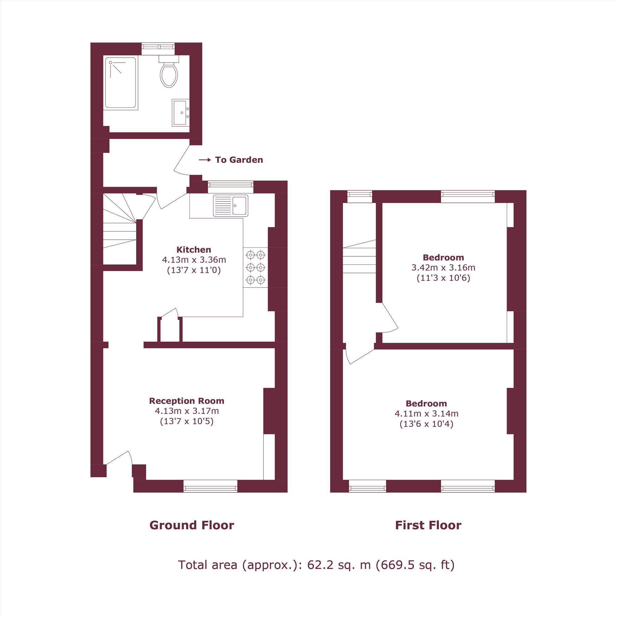 34, Marne Street, London floorplan