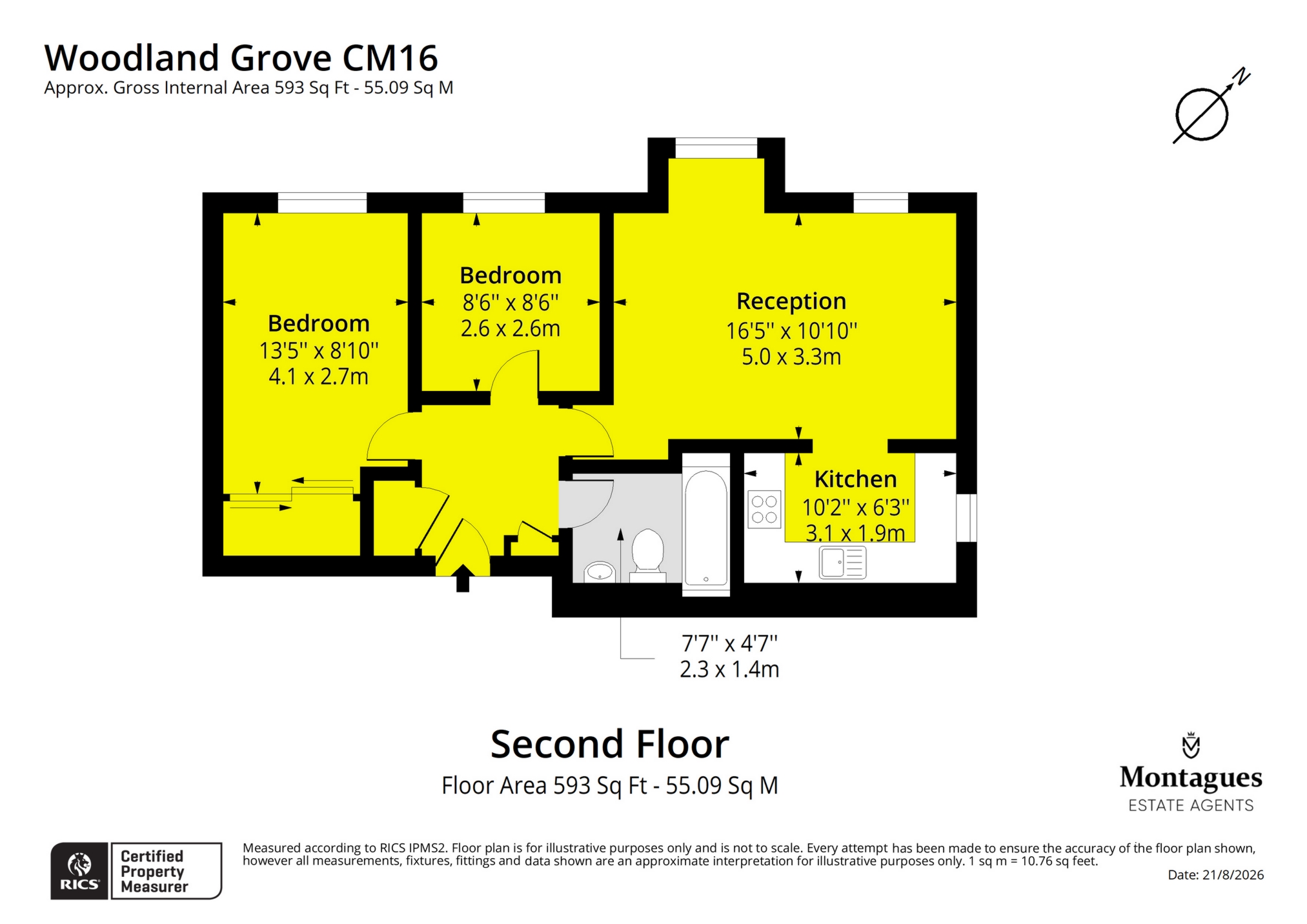 11, Woodland Grove, Epping floorplan