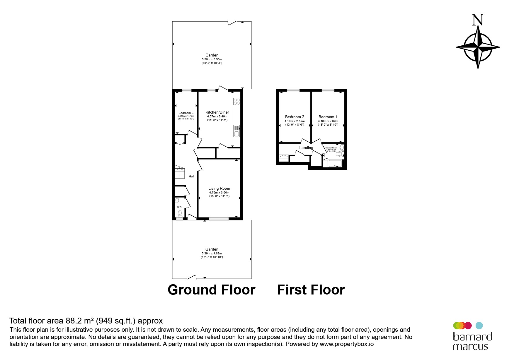 75, Southern Avenue, Feltham floorplan