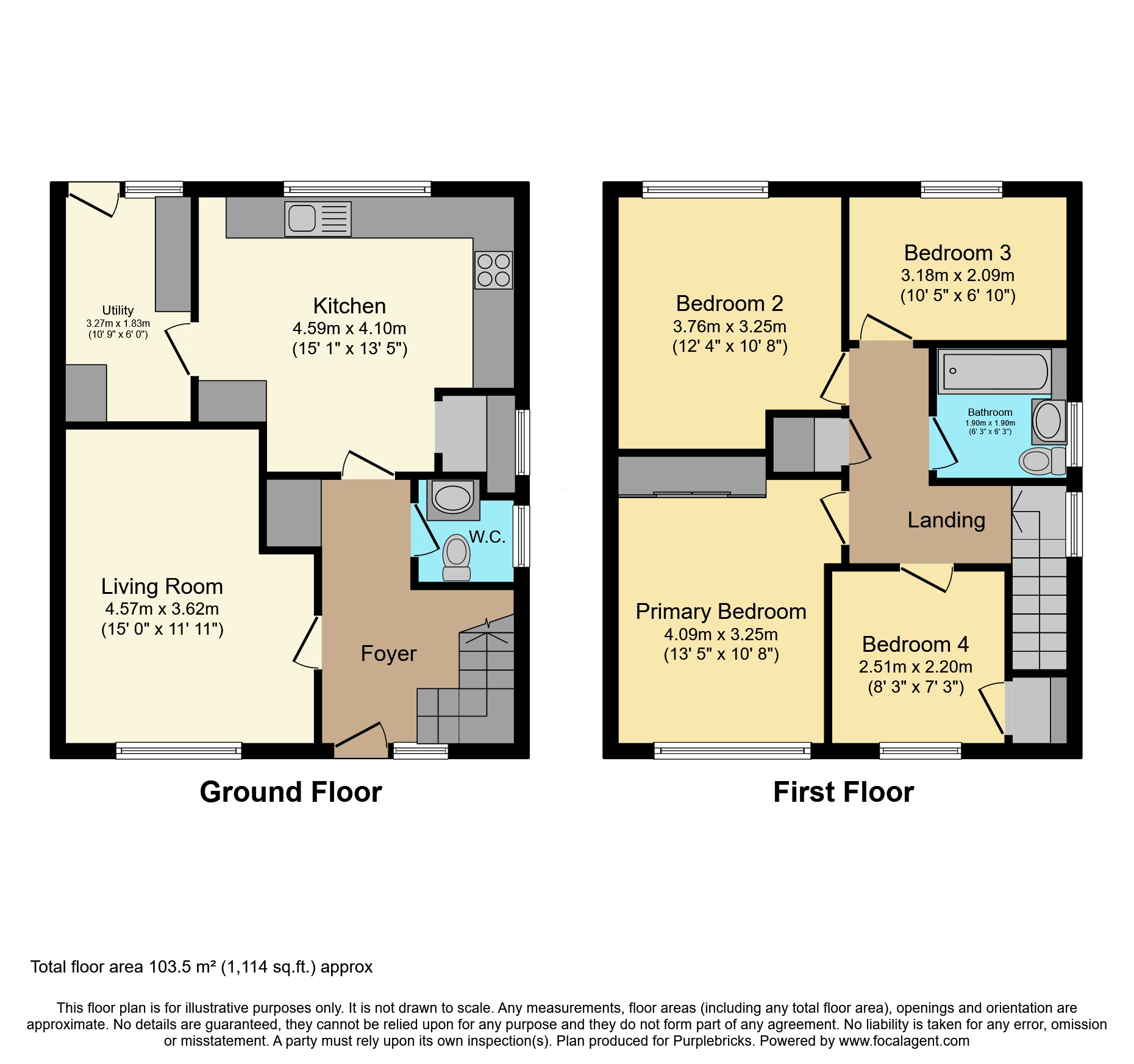 2, Drinkwater Road, Manchester floorplan