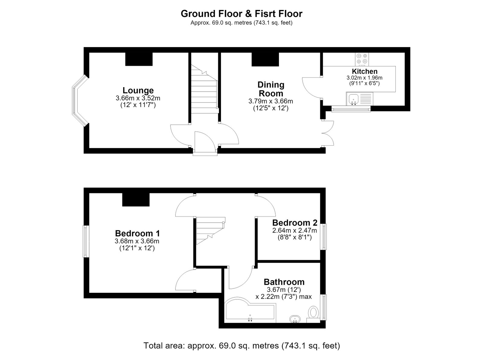 57, Cranwell Street, Lincoln floorplan