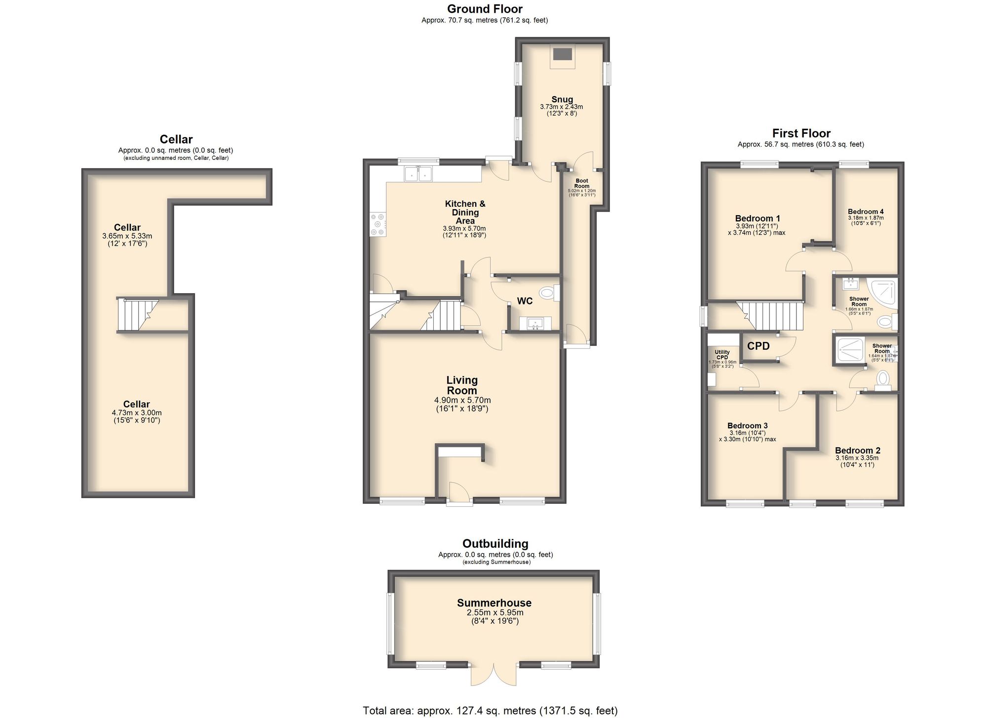 The Old Post Office, Spinkhill, Sheffield floorplan