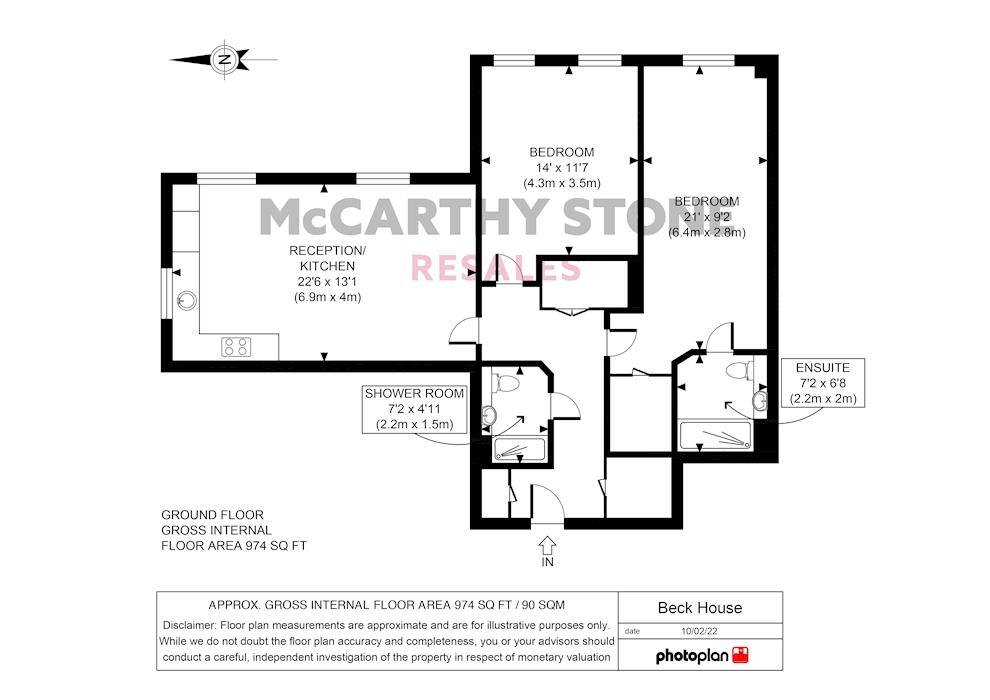 Twickenham Road, Isleworth TW7, 2 bedroom flat for sale 60822840