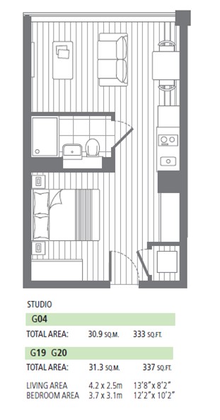 Flat 19 Arrowhead House, Laporte Way, Luton floorplan