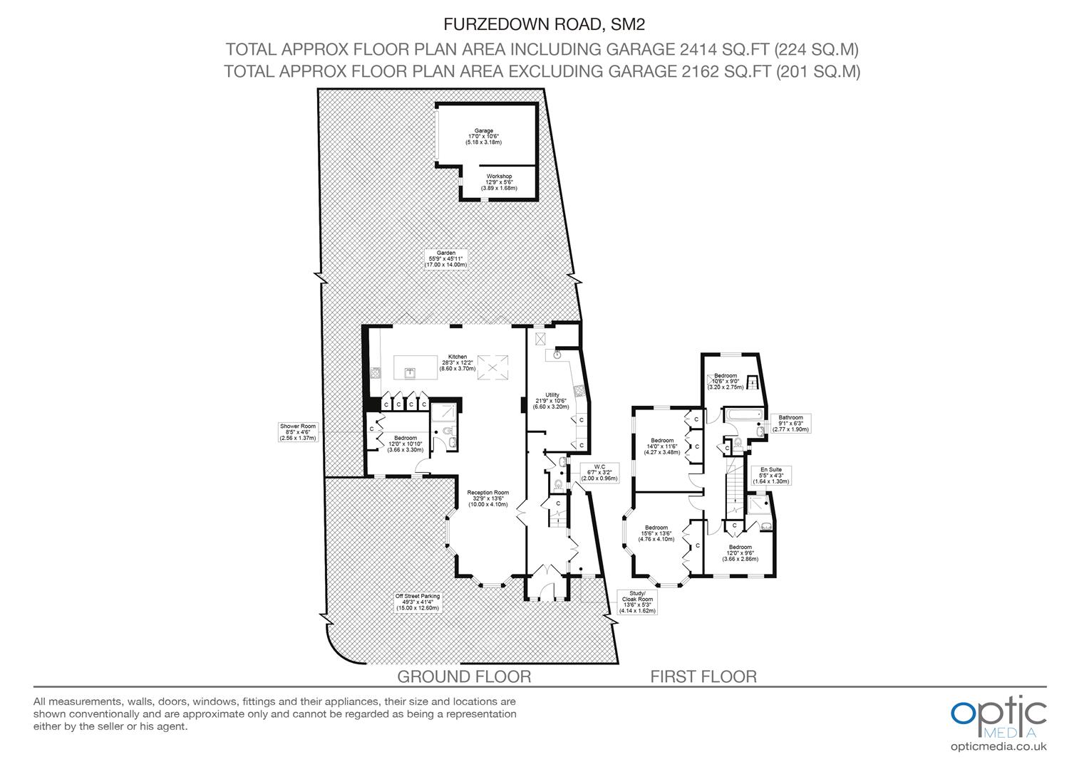 1, Furzedown Road, Sutton floorplan