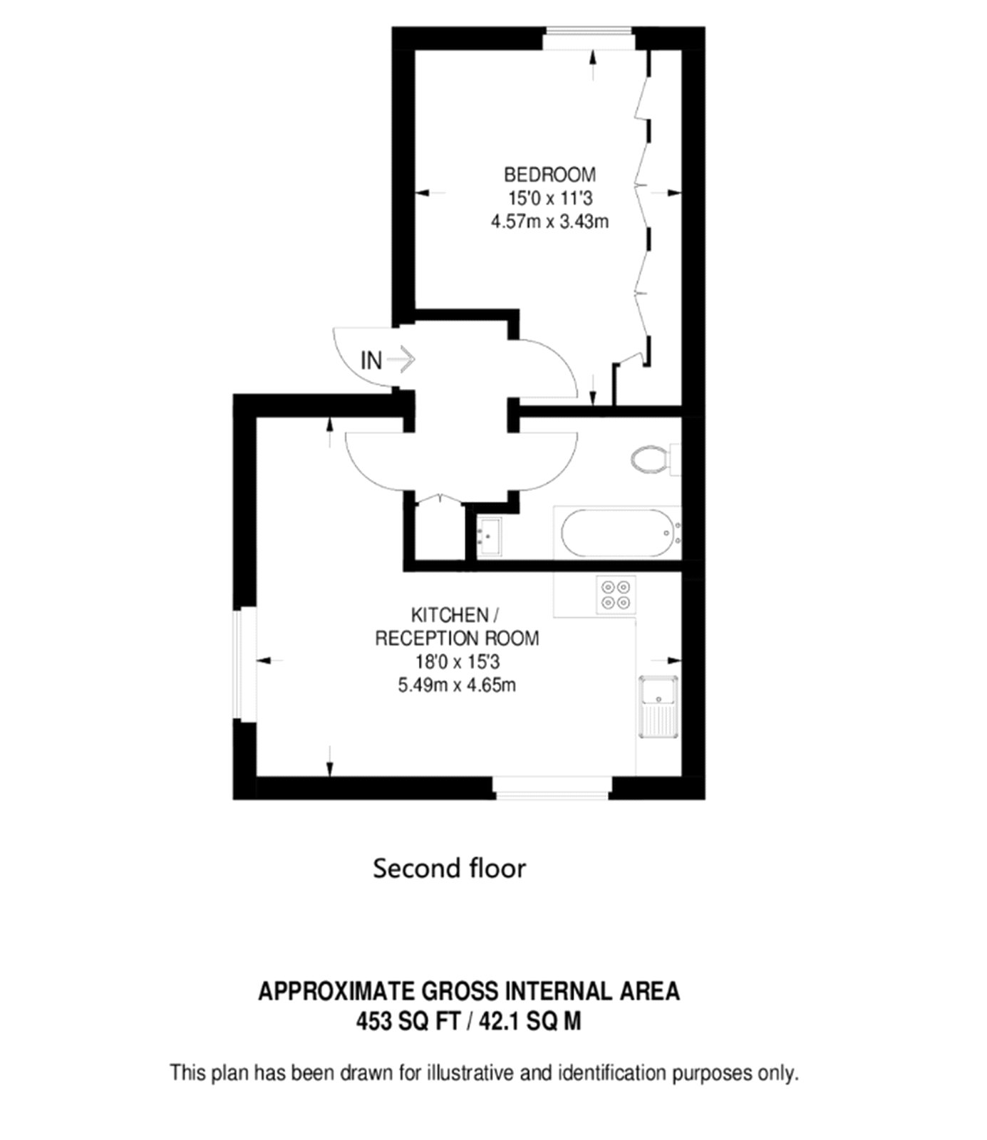 Flat 3, 37, Bristol Gardens, Little Venice floorplan