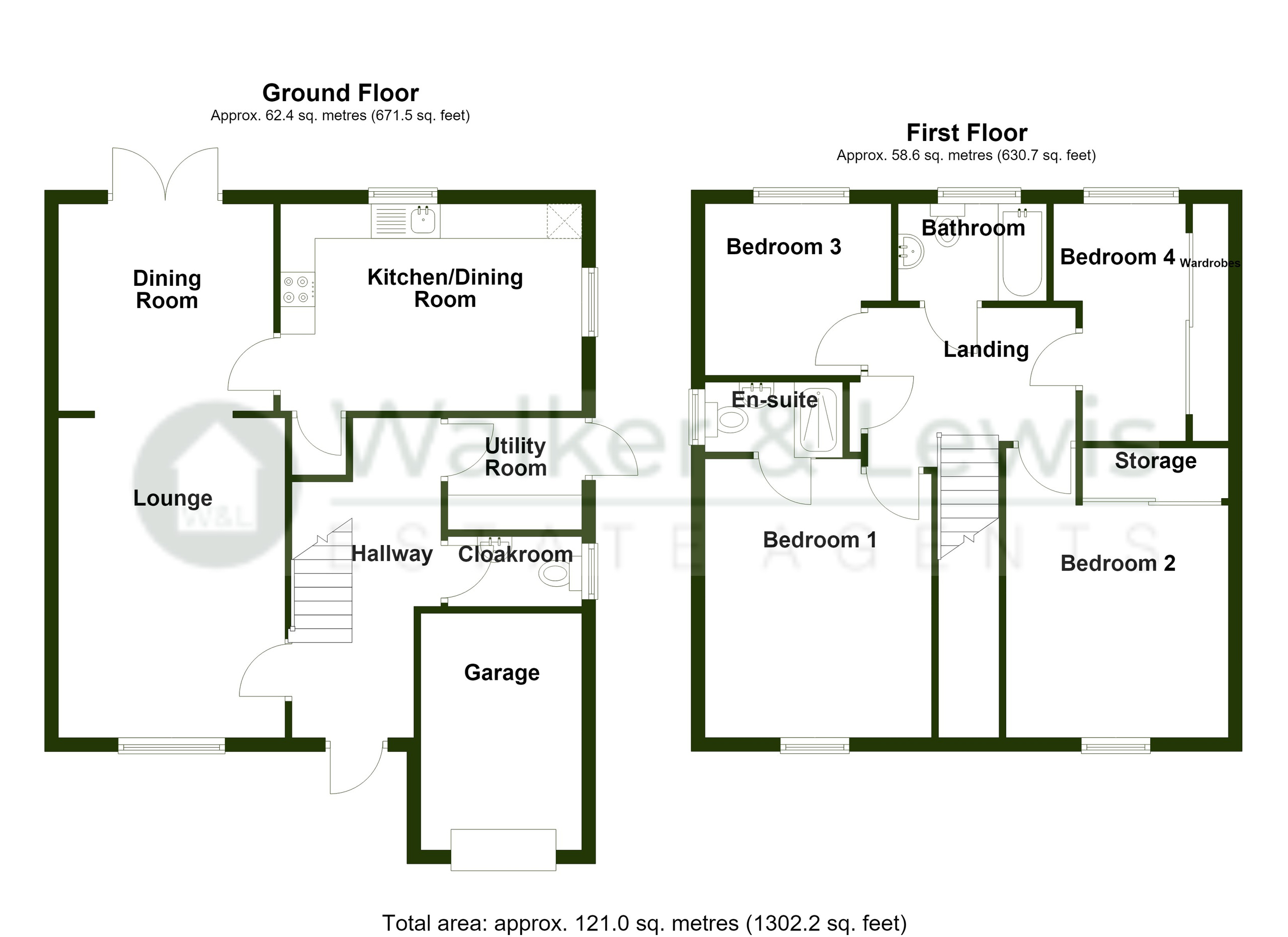 34 Glynmil Close, Merthyr Tydfil floorplan